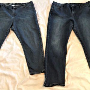 2 Pair Women's Jeans